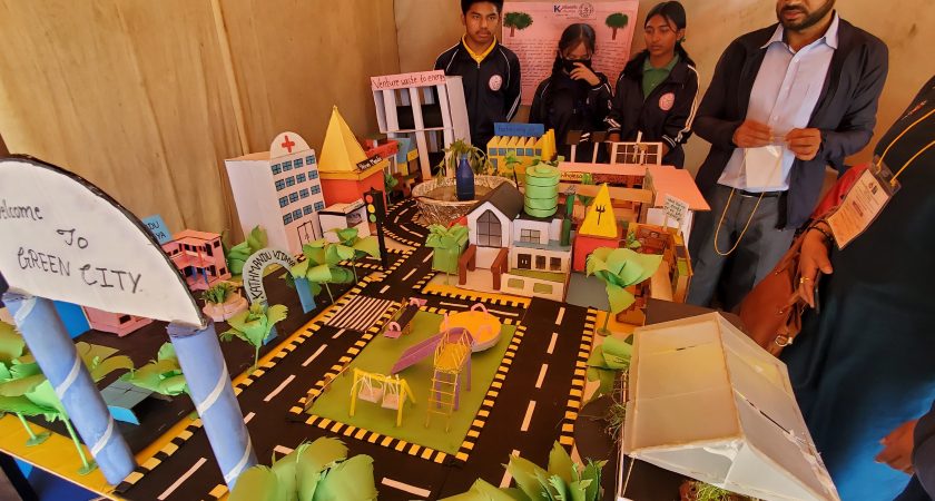 Kathmandu Vidhyalaya Students Excel at Science Exhibition Competition, Showcasing Innovative Green City Model